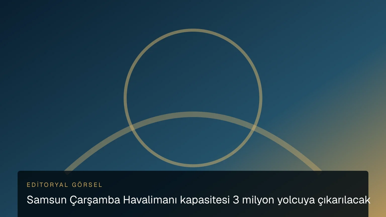 Samsun Çarşamba Havalimanı kapasitesi 3 milyon yolcuya çıkarılacak haber görseli