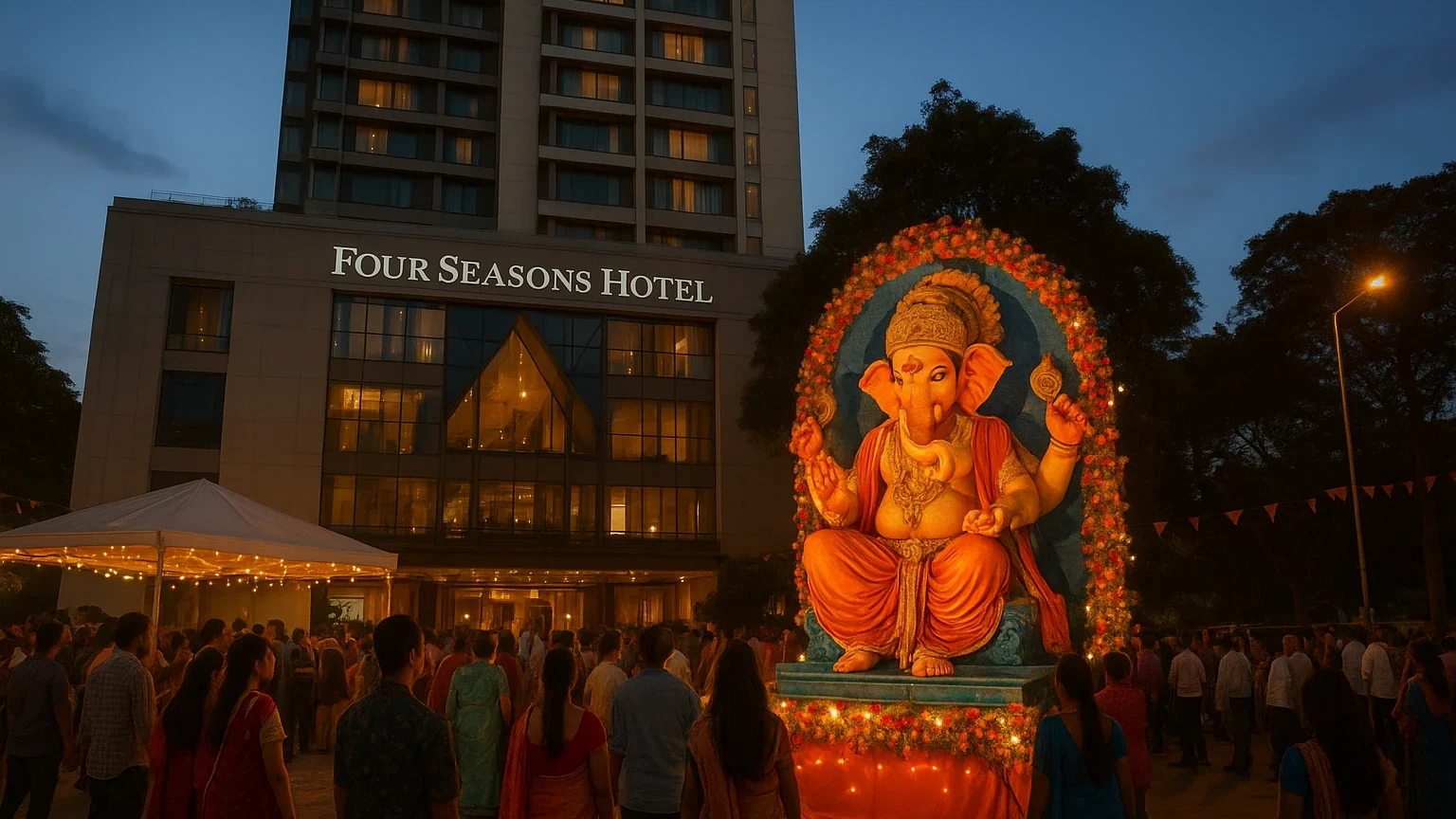Four Seasons Hotel Mumbai, Ganesh Chaturthi döneminde konuklara kişisel pandal rotaları sundu haber görseli