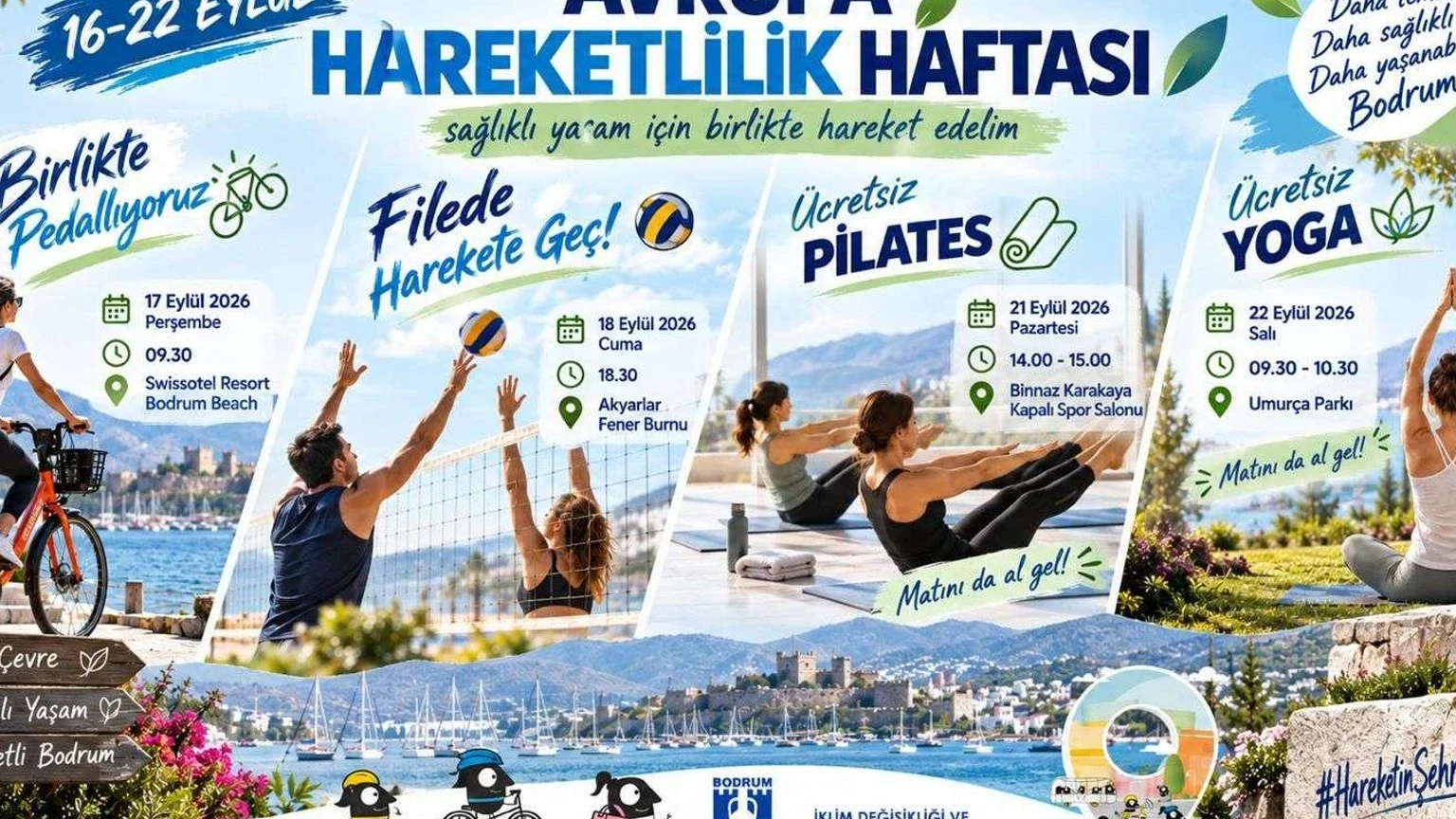 Bodrum’da Avrupa Hareketlilik Haftası çeşitli etkinliklerle kutlanıyor haber görseli