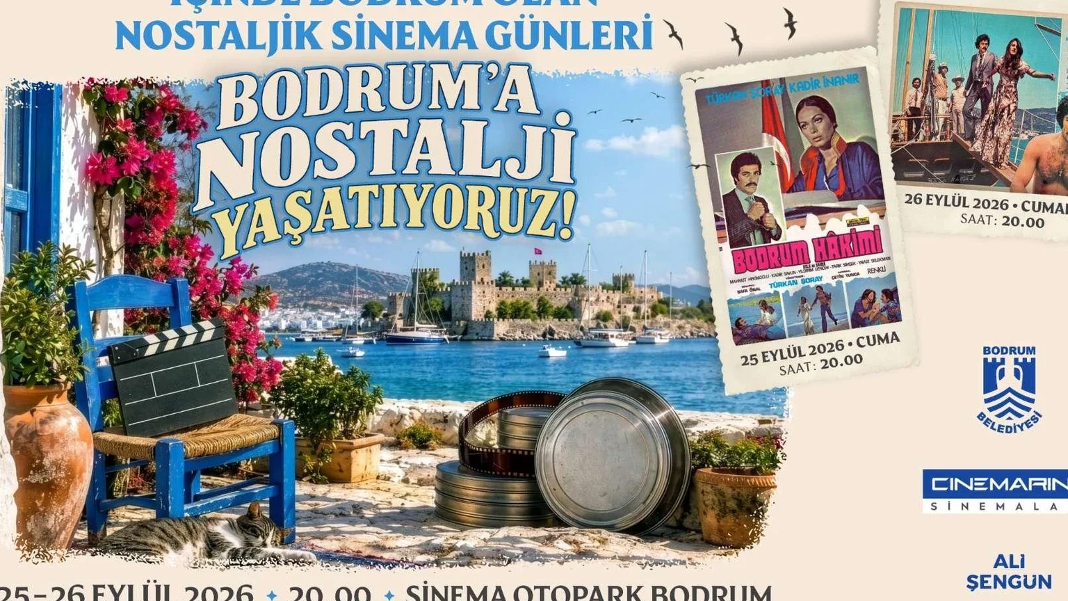 Bodrum’da Nostaljik Sinema Günleri yeniden başlıyor haber görseli