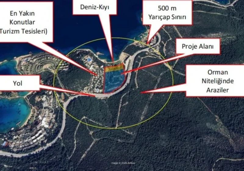 Bodrum Torba’da RAMS Bodrum Yatırımı: 300 yataklı 5 yıldızlı otel projesine ÇED Olumlu kararı, yatırım 1,26 milyar TL haber görseli