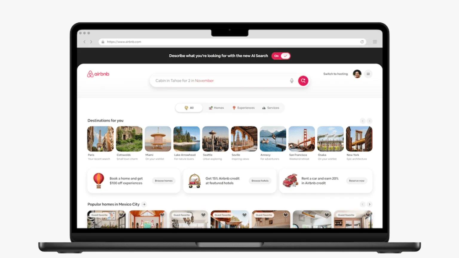 Airbnb, yeni AI araçlarını başlattı ve OTA rakiplerine yetişme çabası gösterdi haber görseli