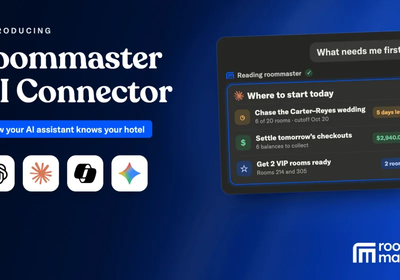 roommaster AI Connector, Model Context Protocol ile canlı otel PMS verisini ChatGPT, Claude, Microsoft Copilot ve Google Gemini’ye getirdi haber görseli