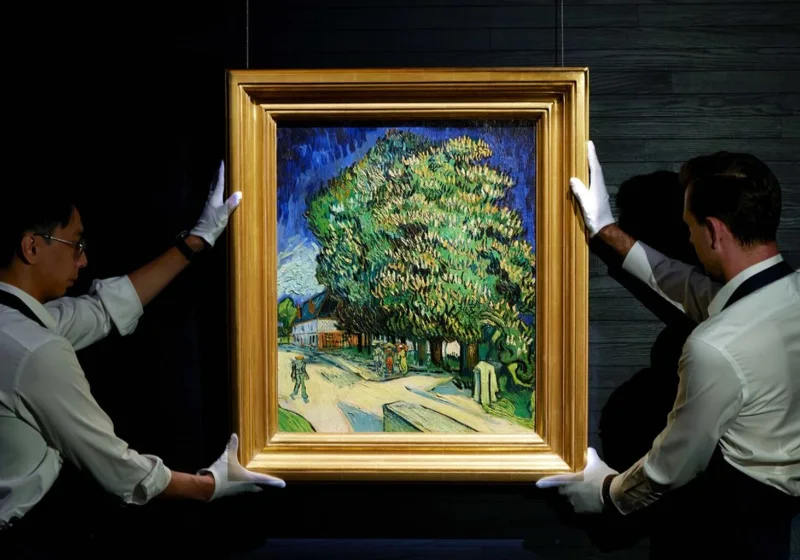 “Blossoming Chestnut Trees”’ı Gustave 1908’de aldı; eser Louis Vuitton Vakfı’ndaki serginin odağı oldu haber görseli