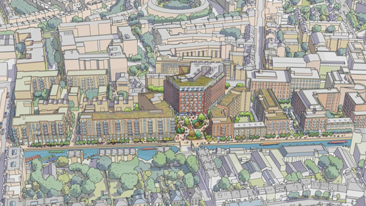 The Social Hub Edinburgh projesi için plan sundu haber görseli