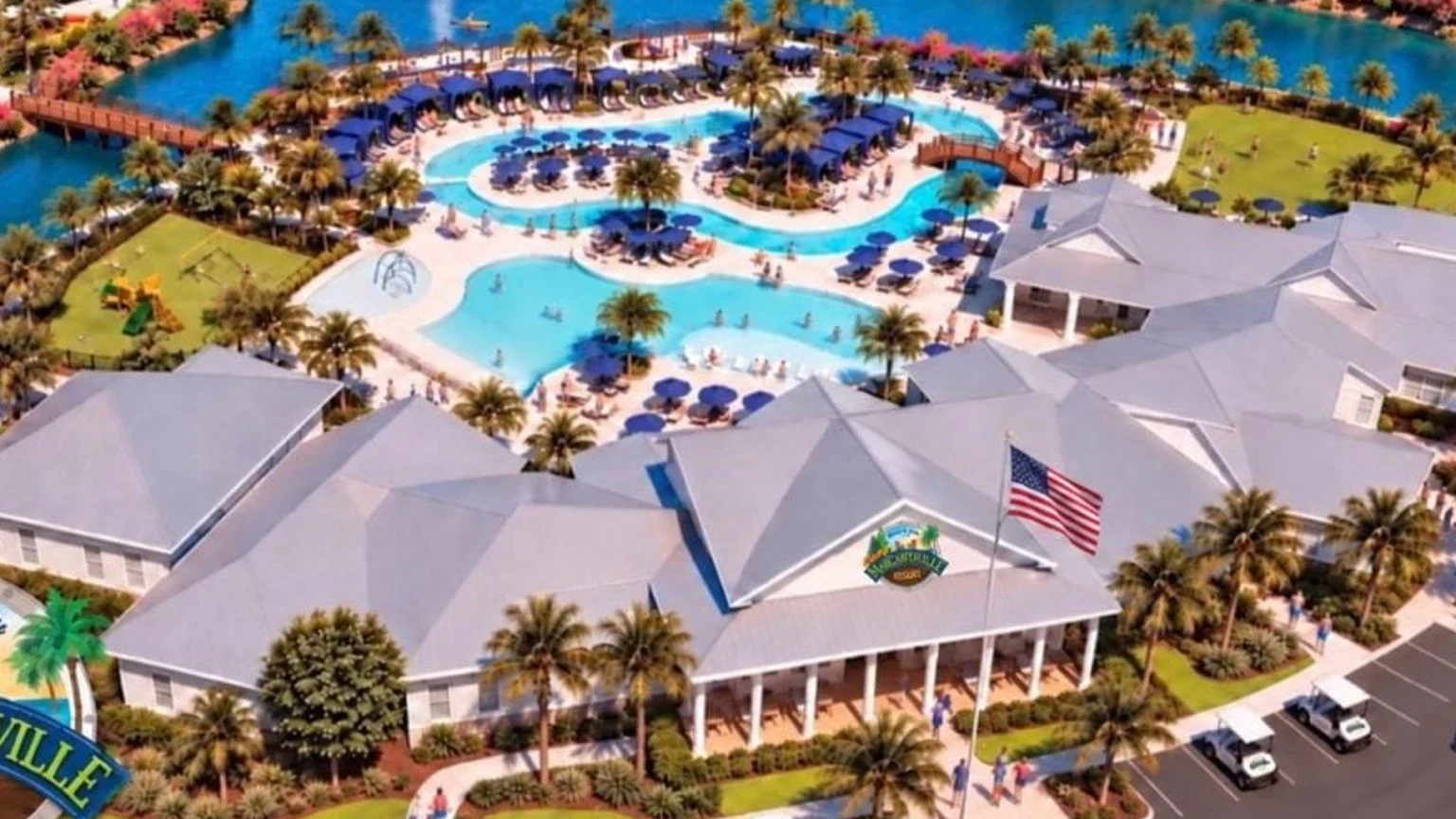 Camp Margaritaville Resort Golden Isles, Georgia’da inşaata başladı: 54 dönümlük tesiste 285 karavan alanı ve 55 kasita yapılacak haber görseli